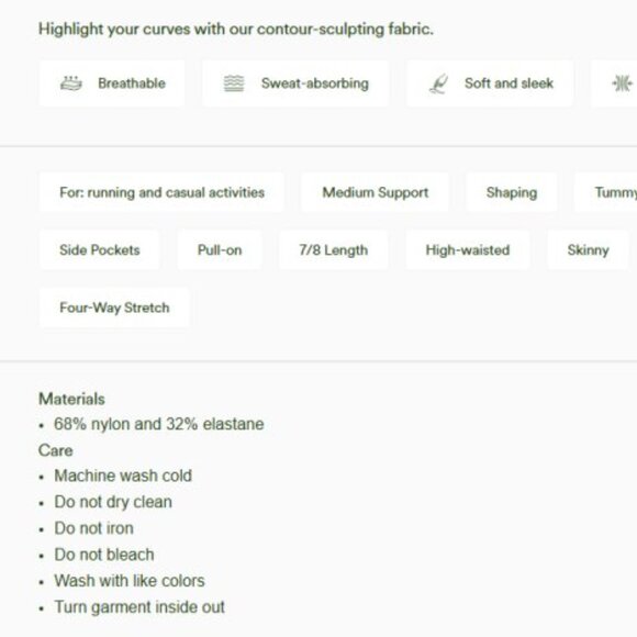 NWT Brown HALARA UltraSculpt SoCinched High Waisted Tummy Control Leggings 3X - Picture 7 of 11